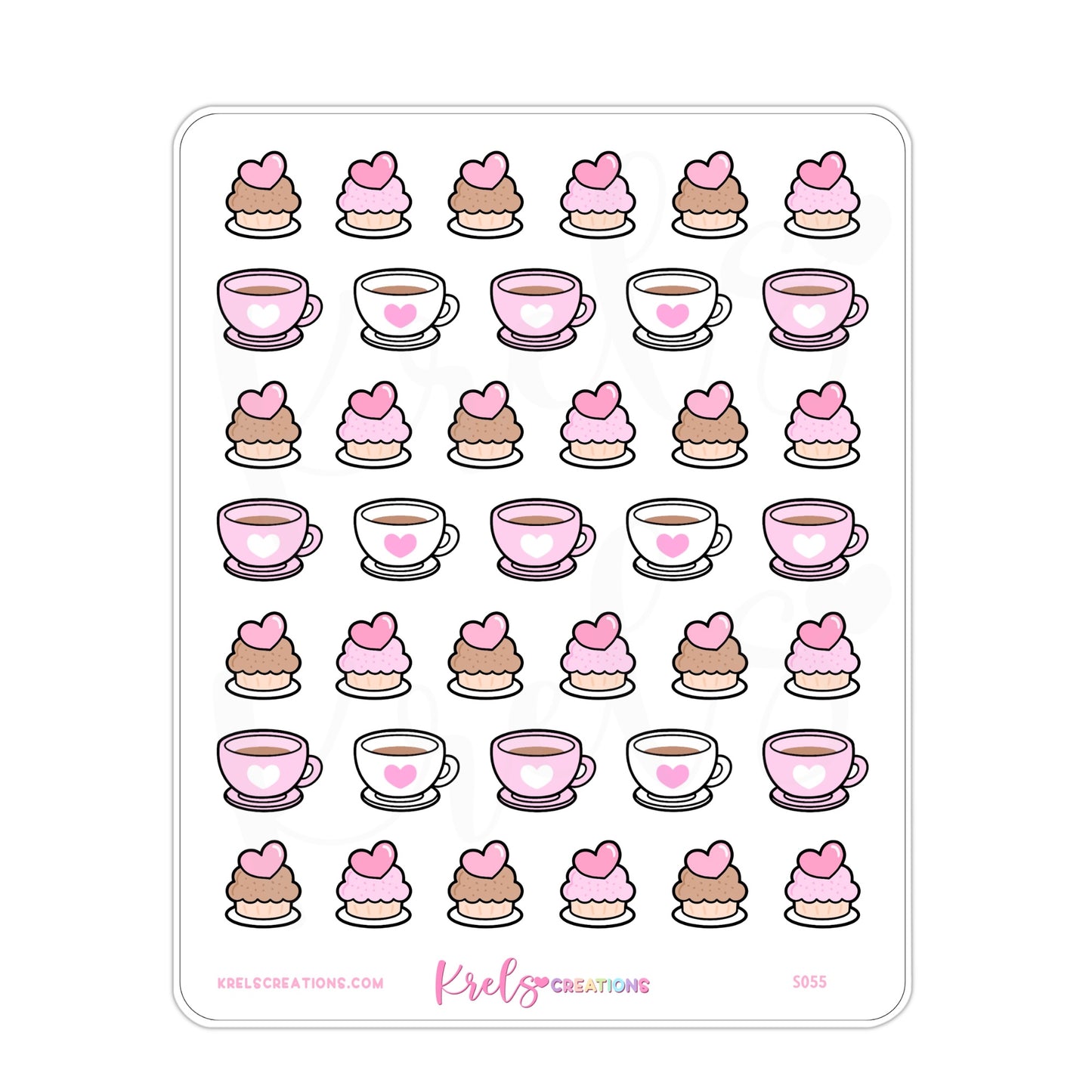S055 | Cup cakes & hot drink