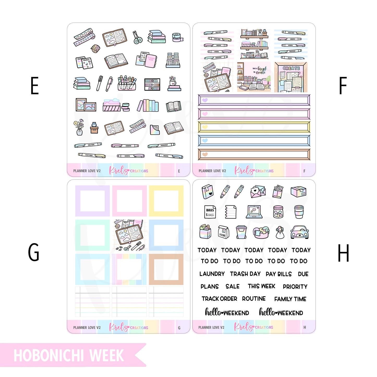 Planner love 2 | Choose a kit