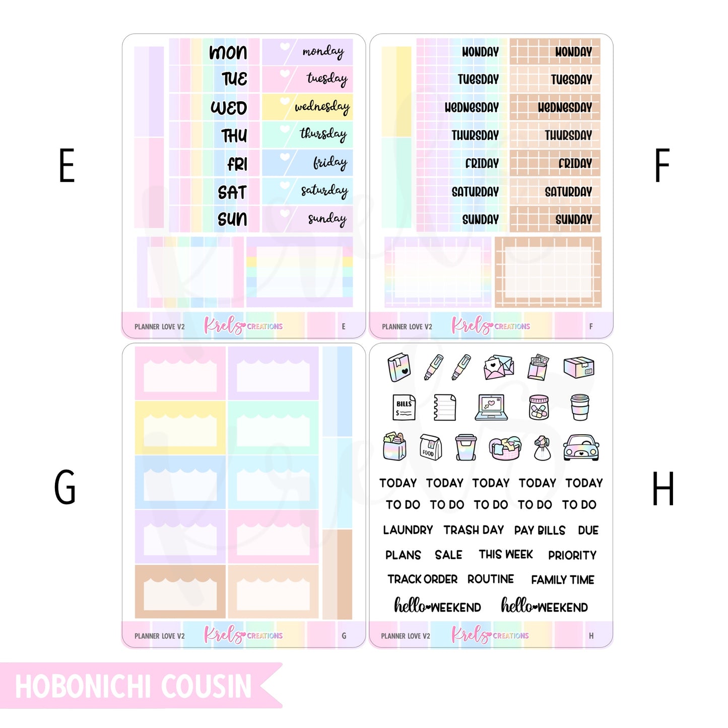 Planner love 2 | Choose a kit