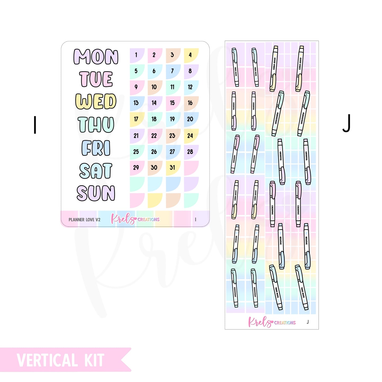Planner love 2 | Choose a kit