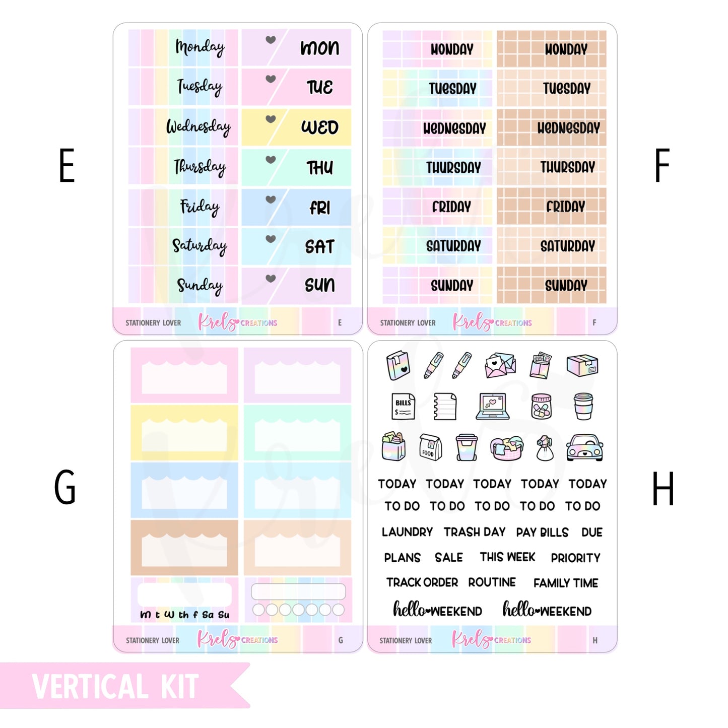 Planner love 2 | Choose a kit