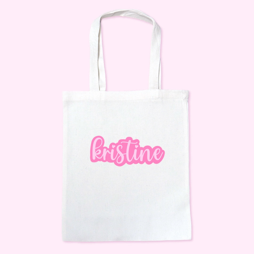 Custom Tote bag | Barbie Font Style