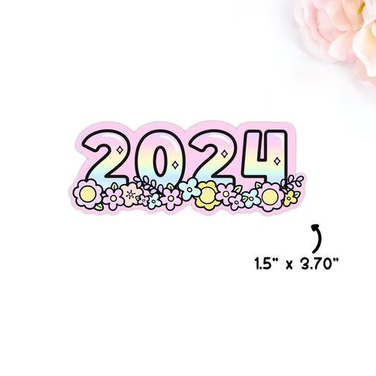 2024 Wildflower die-cut sticker