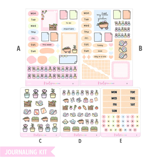 Garden | Journaling sticker