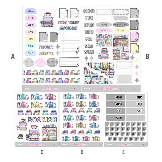 Bookish | Journaling sticker