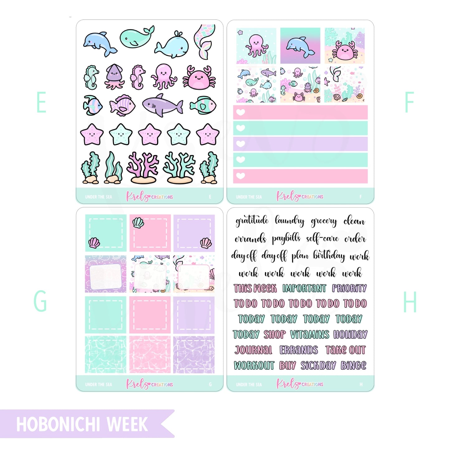 Under the sea | Choose a kit