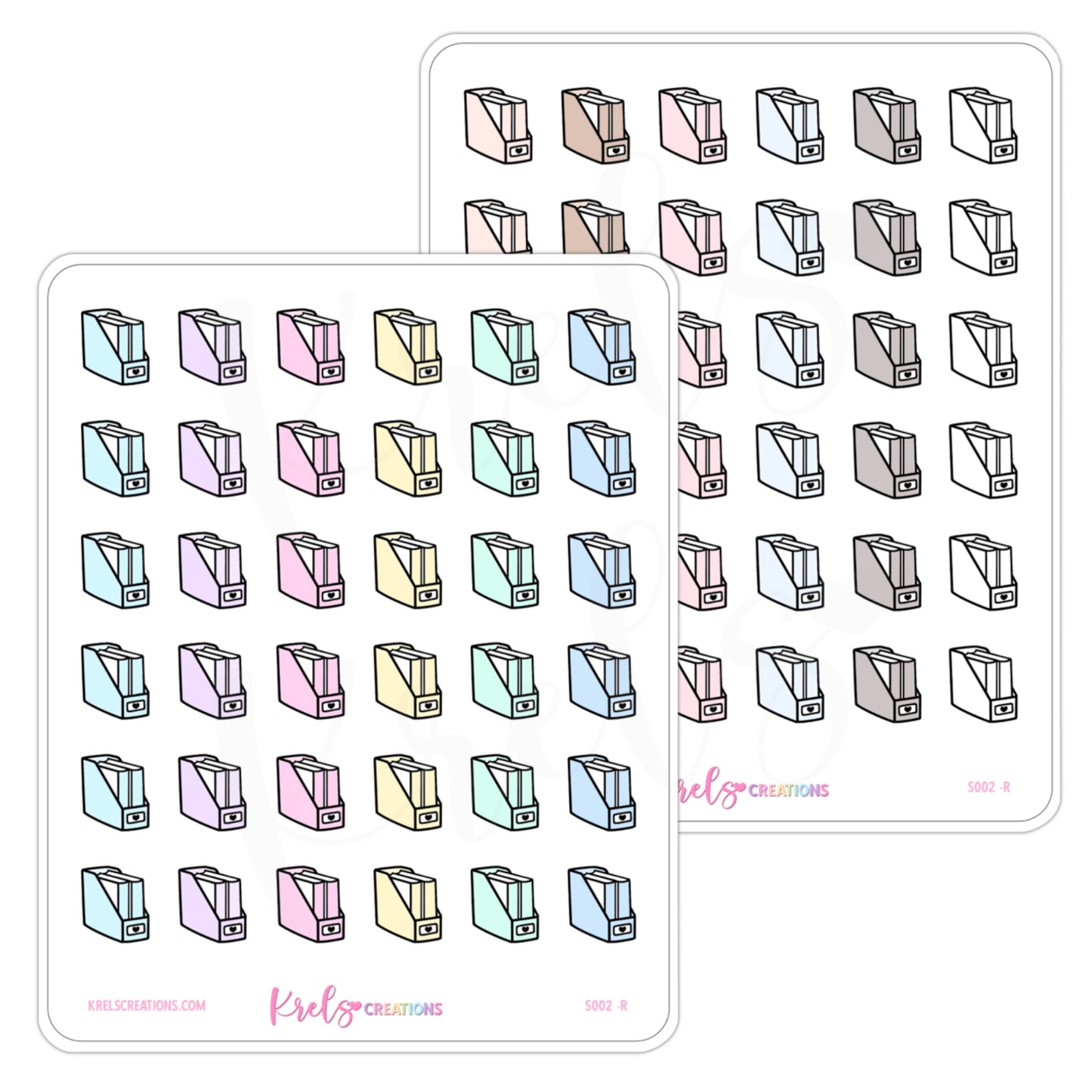 S002 | File Organizer Stickers