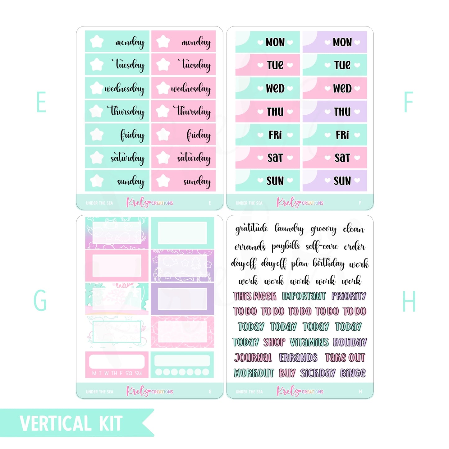 Under the sea | Choose a kit