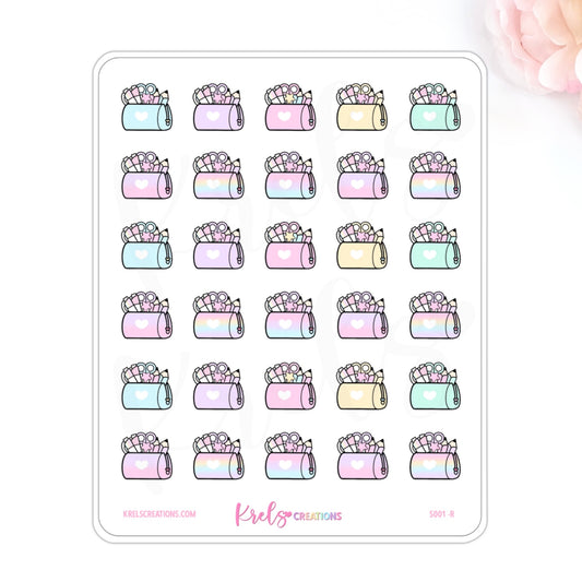 S001 | Pen pouch Stickers