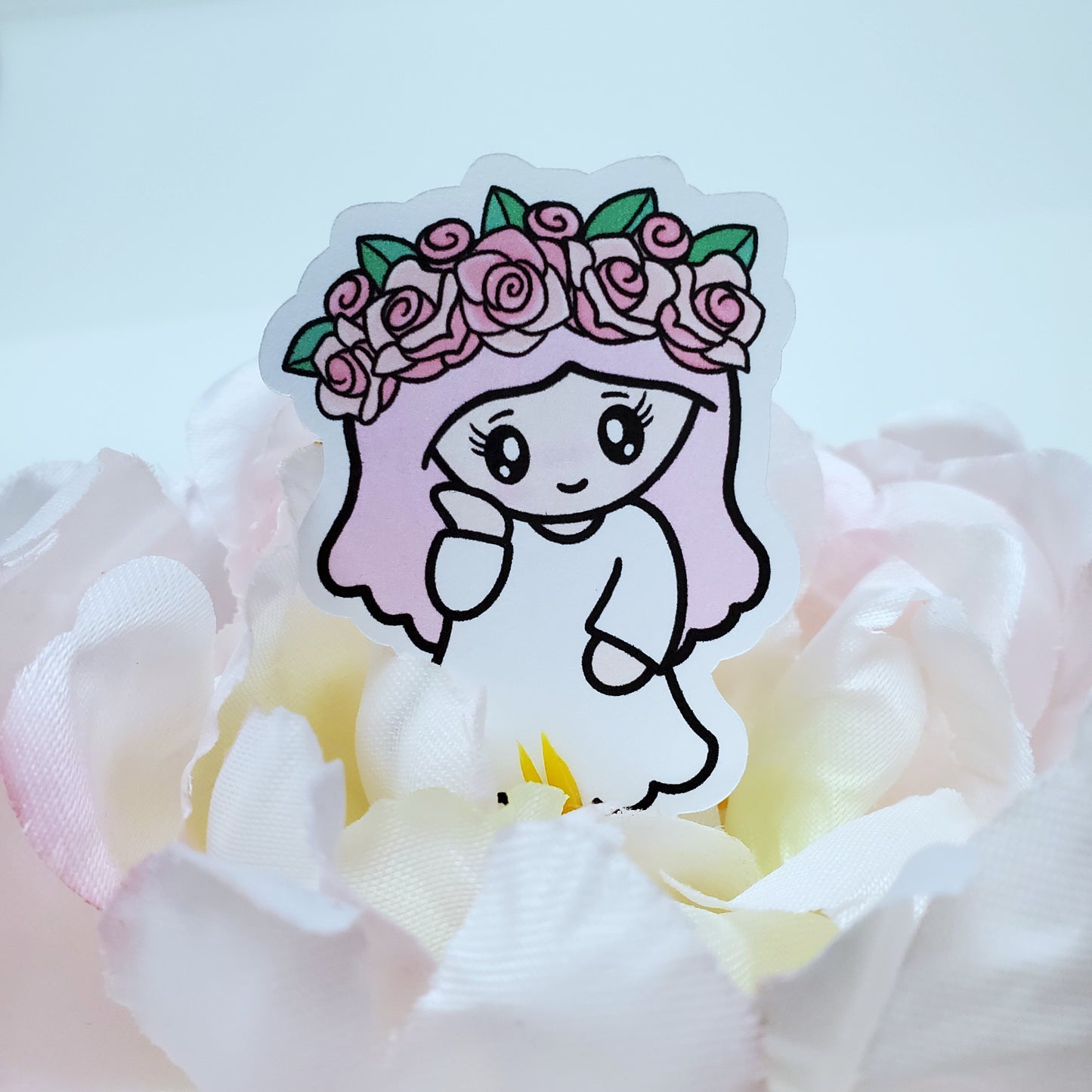 KRELS flower crown | Die-cut sticker