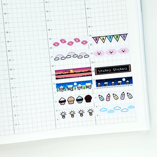 Mini doodles washi strip | D39