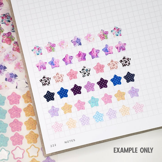 POLKA DOTS | Medium Star | Transparent