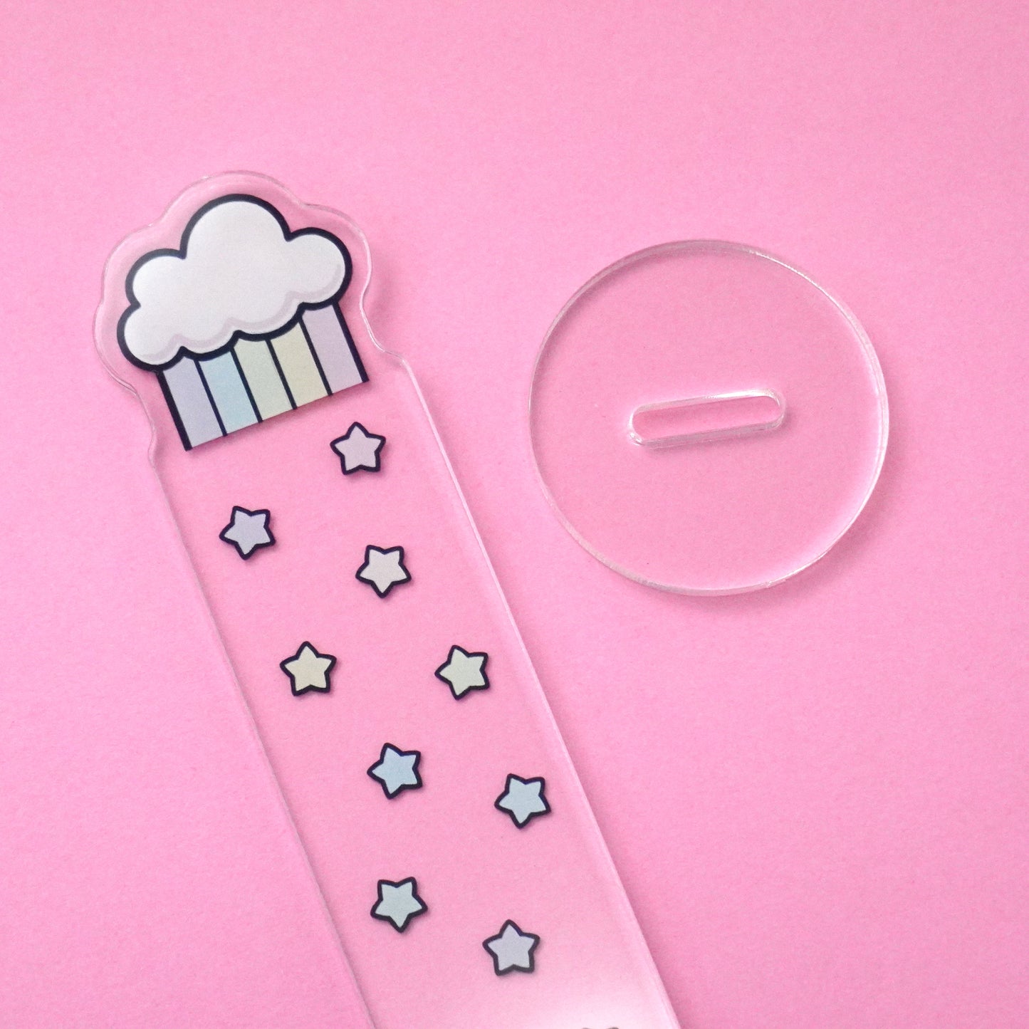 Acrylic Washi Stand | Raining rainbow