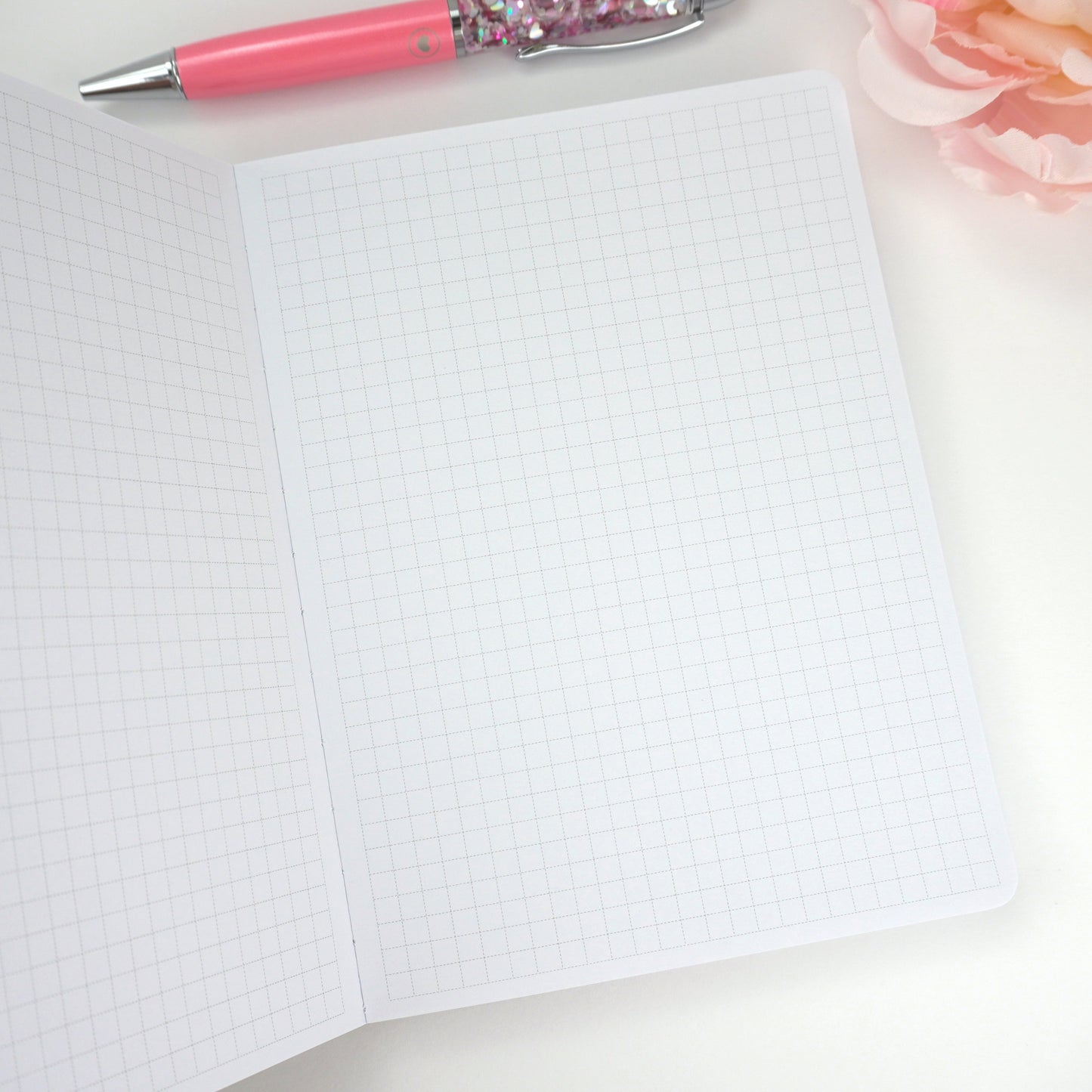 B6 Grid Notebook | PINK