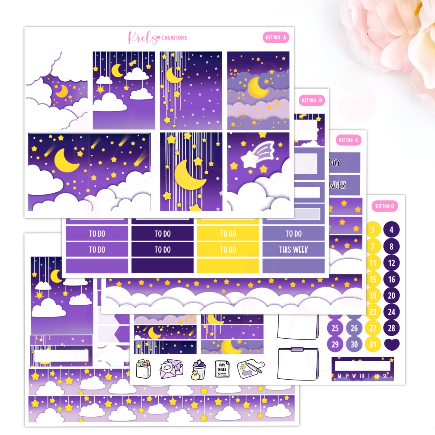 KIT104 | Twinkle twinkle -Midnight | Vertical Kit