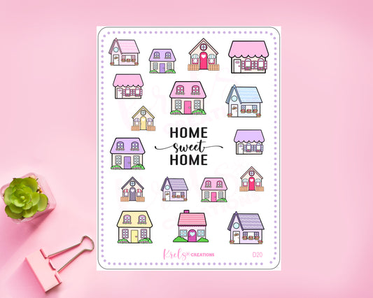 D20 | Home Sweet Home Doodles