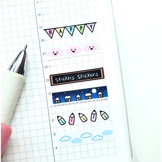 Mini doodles washi strip | D38