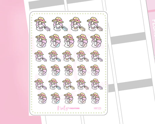 HK123 | Happy Krels with a bag and a luggage