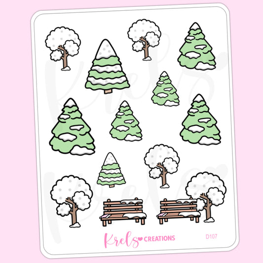 D107 | Snowy trees