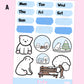 D112 | Polar Bear Journaling sticker