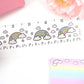Rainbow Acrylic Ruler 6"