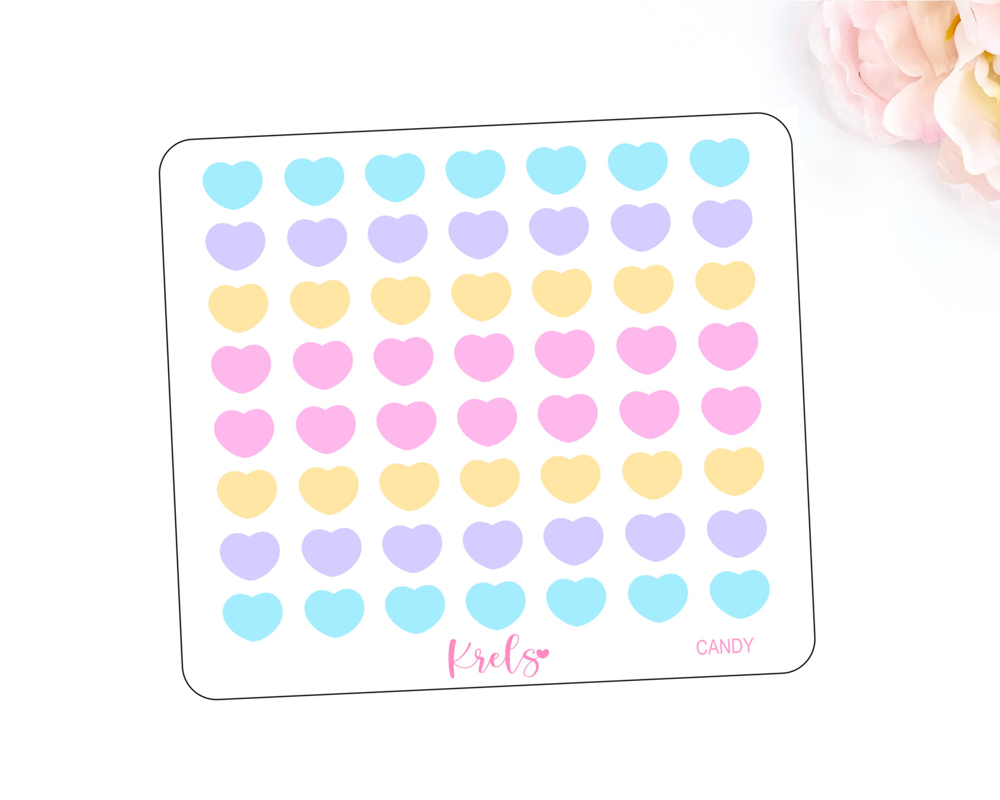 Candy | Small Hearts | Transparent
