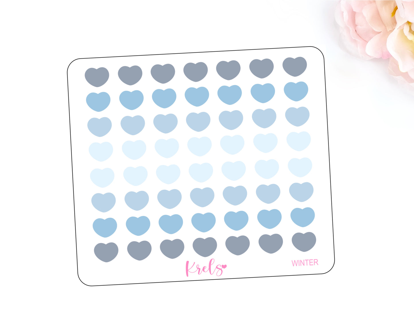 Winter | Small Hearts | Transparent