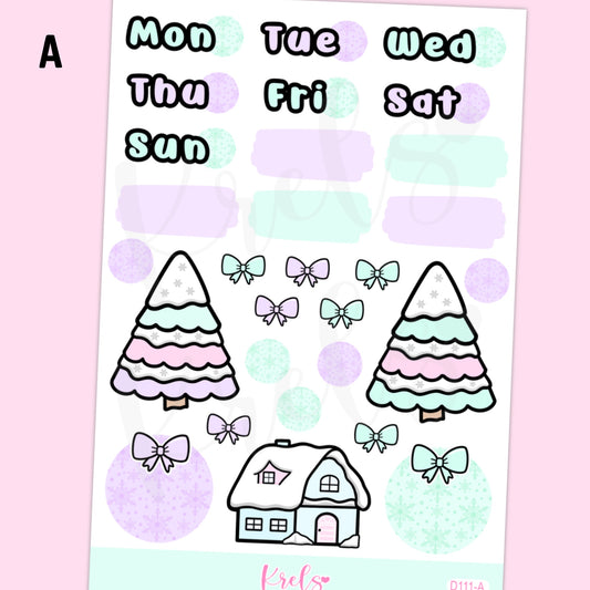 D111 | Cold Winter Journaling sticker