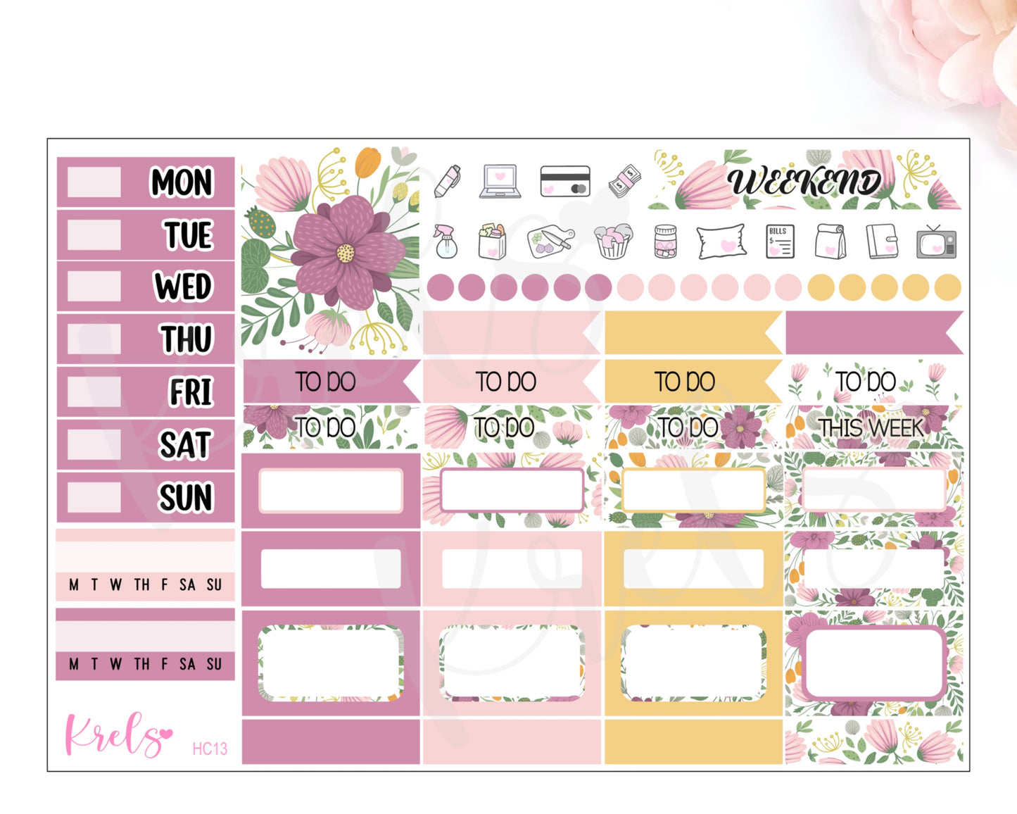 HC13 | Wildflower | Hobonichi cousin