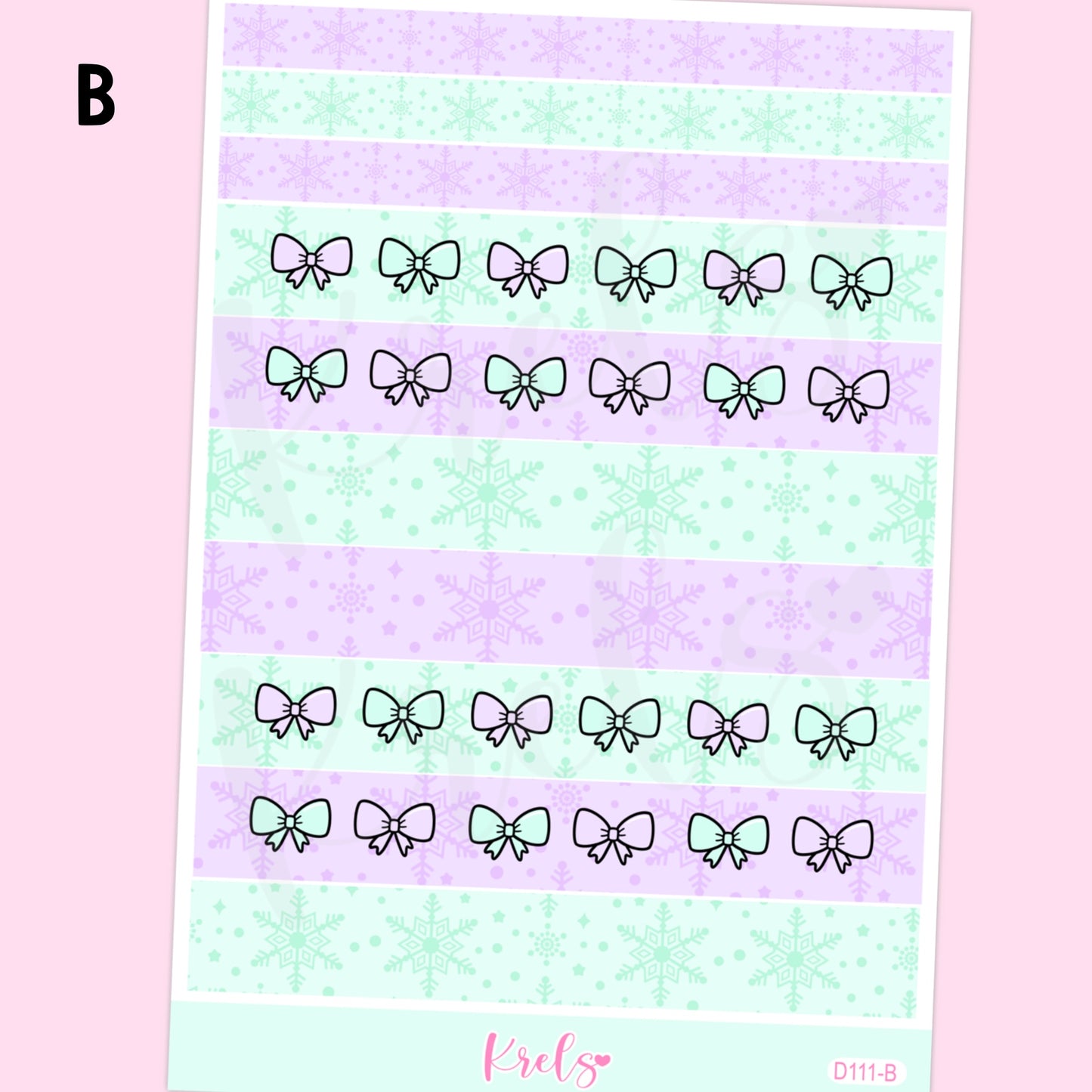 D111 | Cold Winter Journaling sticker