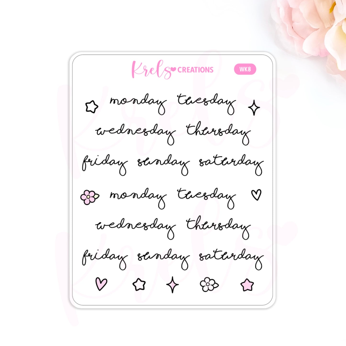 WK8 | Weekday