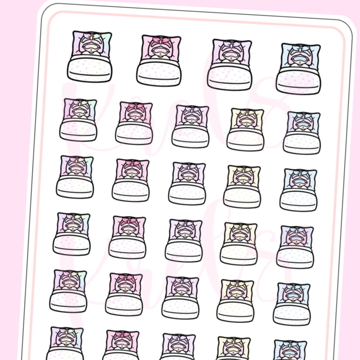 Sleeping -Little K Stickers | HK162