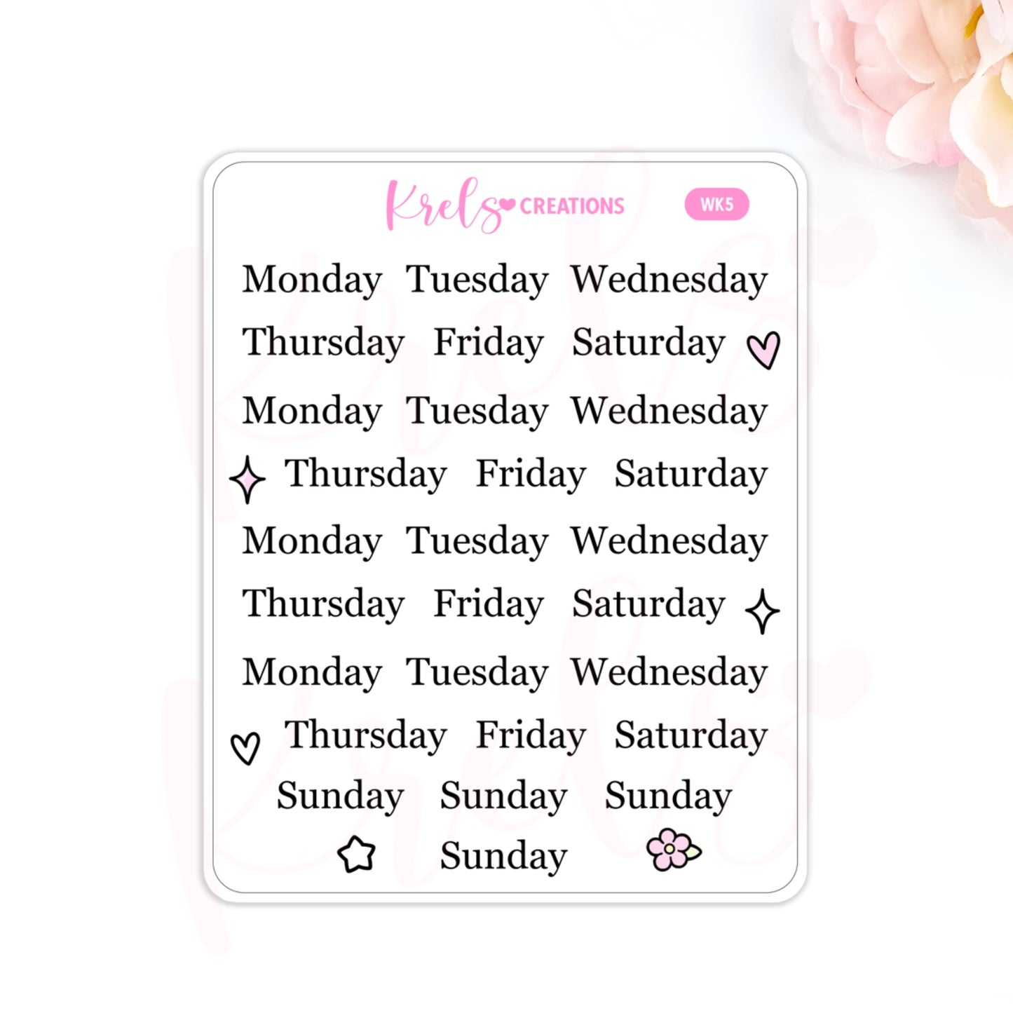 WK5 | Weekday