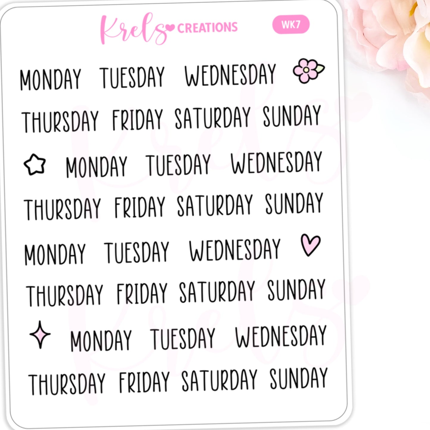 WK7 | Weekday