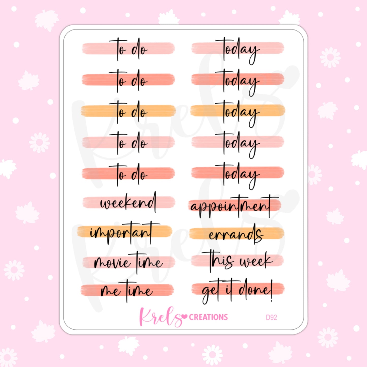 Highlighted Headers | FALL THEME 🍁| D92