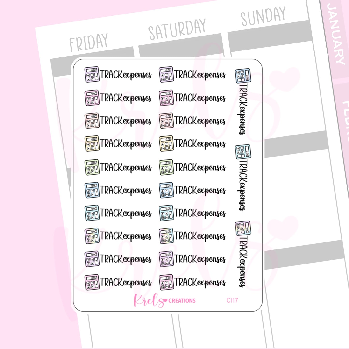CI17 | TRACK EXPENSES