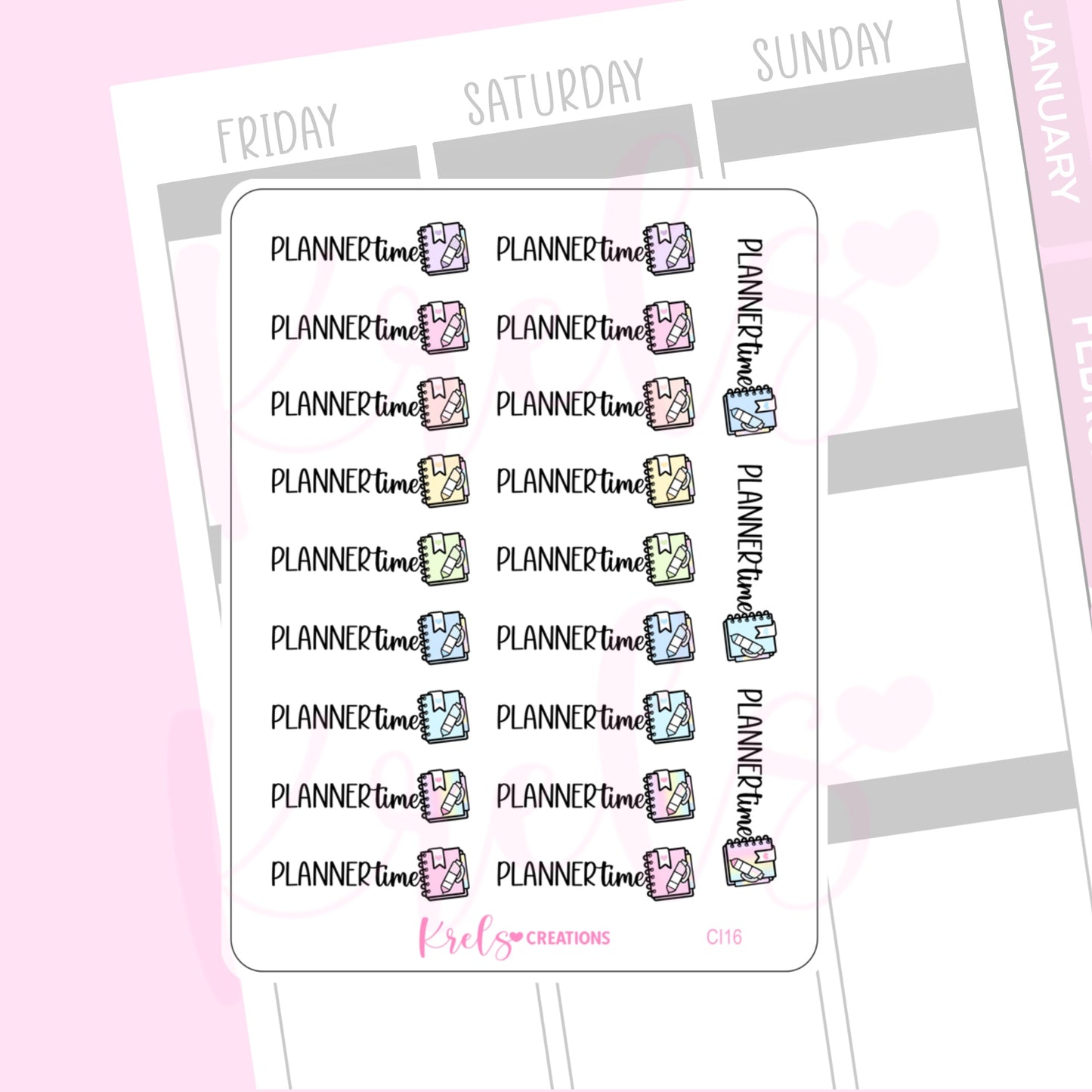CI16 | PLANNER TIME
