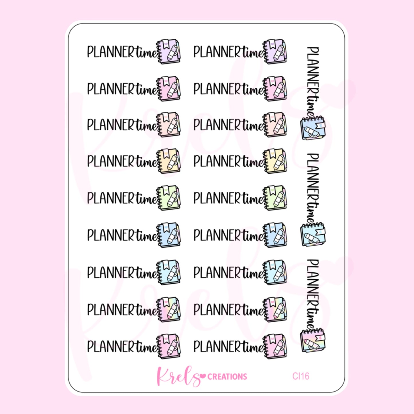 CI16 | PLANNER TIME