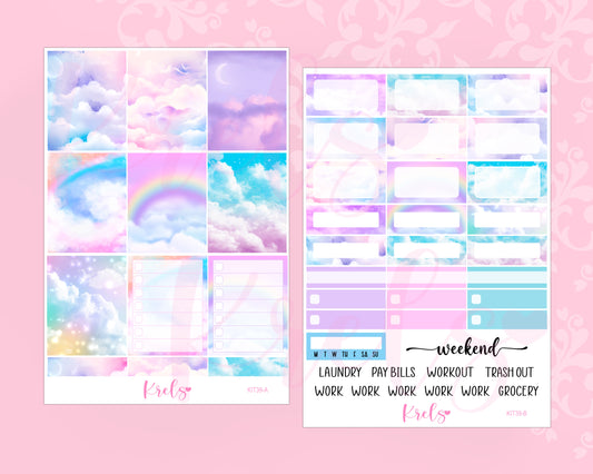 KIT39 | PASTEL CLOUDS | Standard Vertical Kit
