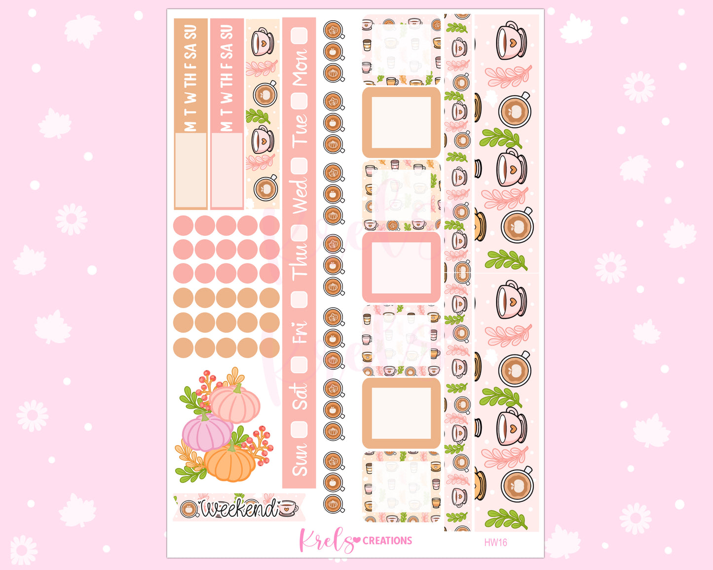 HW16 | FALL THEME 🍁 | Hobonichi Week kit