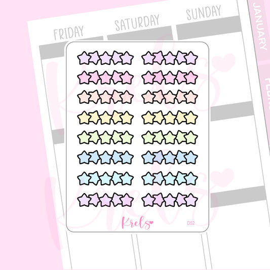 Star Divider Sticker | D52