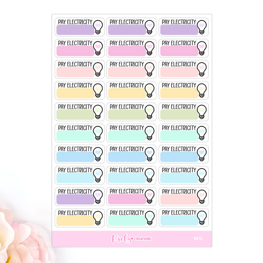 BA13 | Pay Electricity