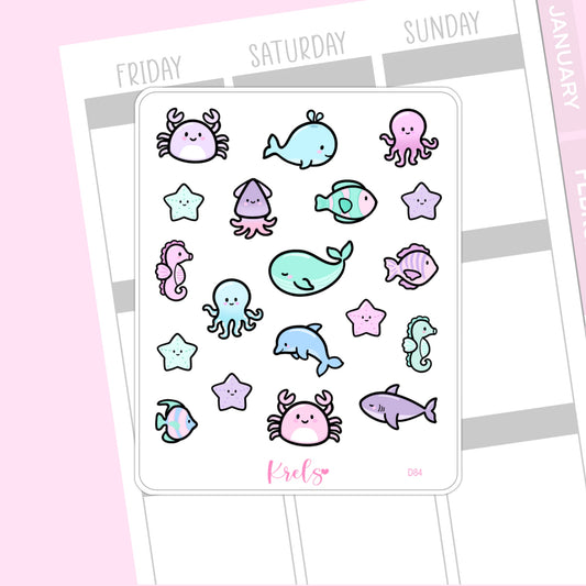 Under the sea doodles | D83