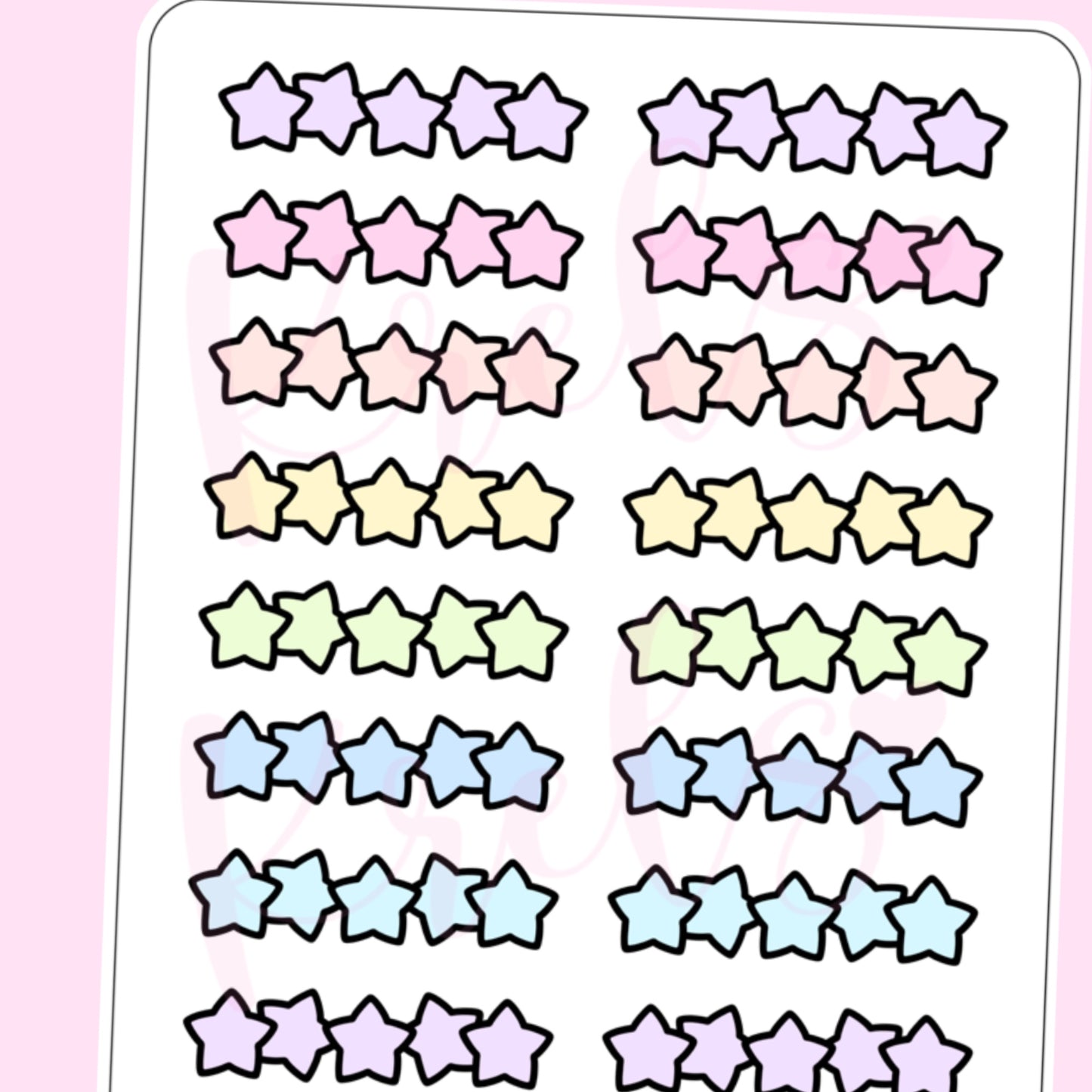 Star Divider Sticker | D52