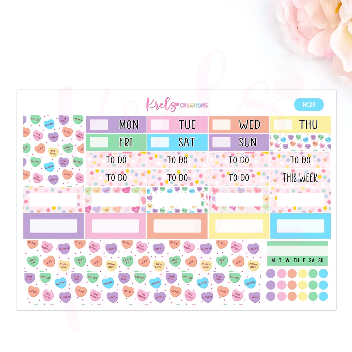HC29 | Heart Candy | Hobonichi cousin