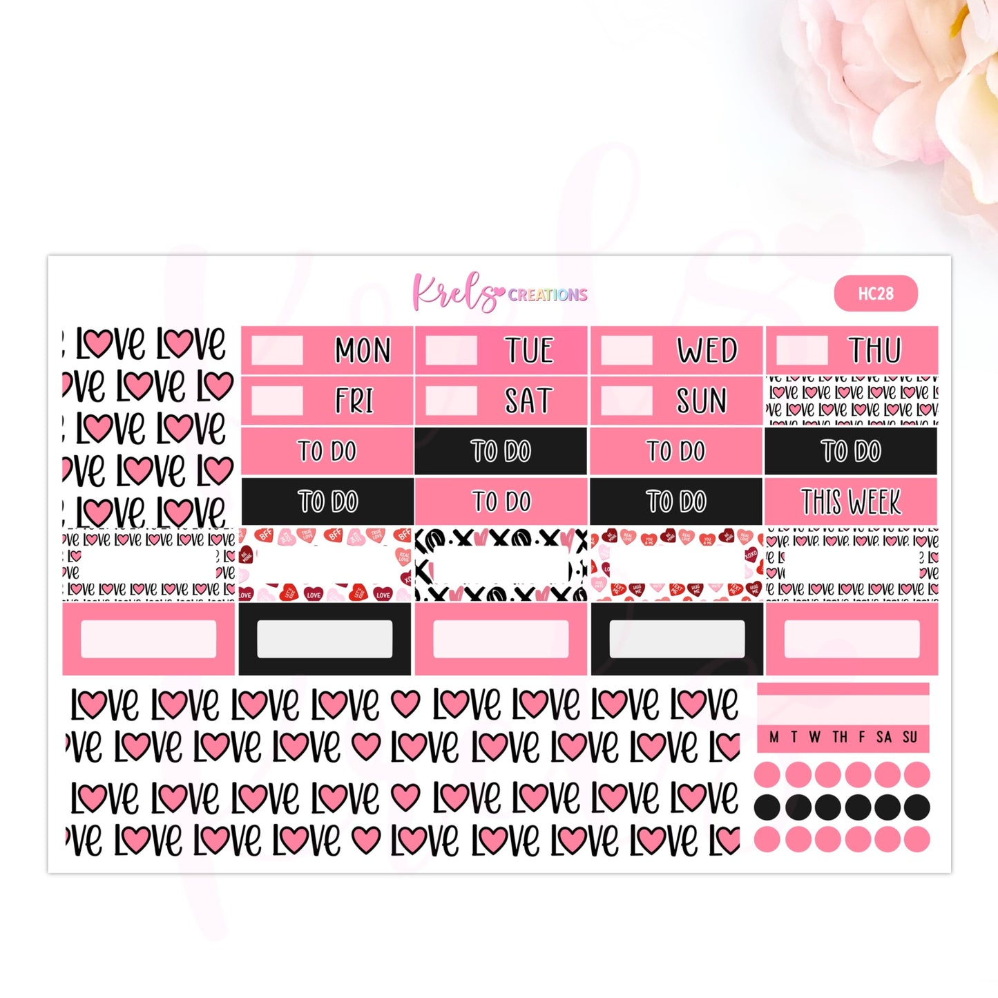 HC28 | Love | Hobonichi cousin