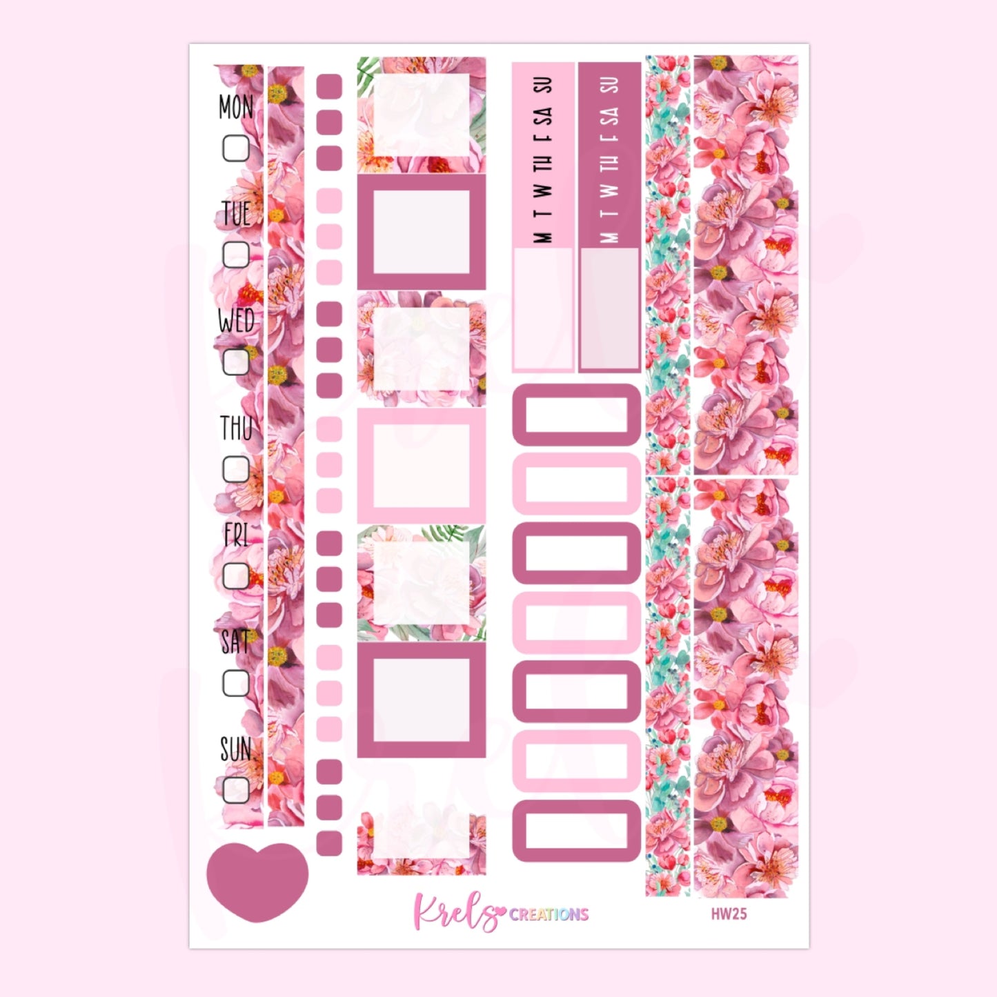 HW25 | Wildflower | Hobonichi Week kit
