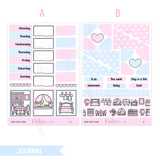 Home Sweet home | Journaling sticker