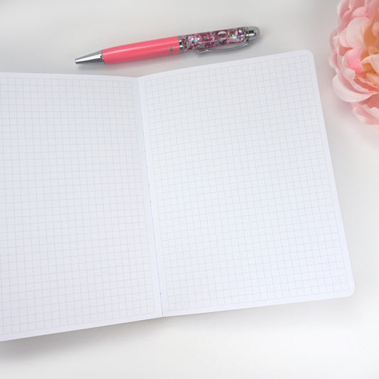 B6 Grid Notebook | PINK