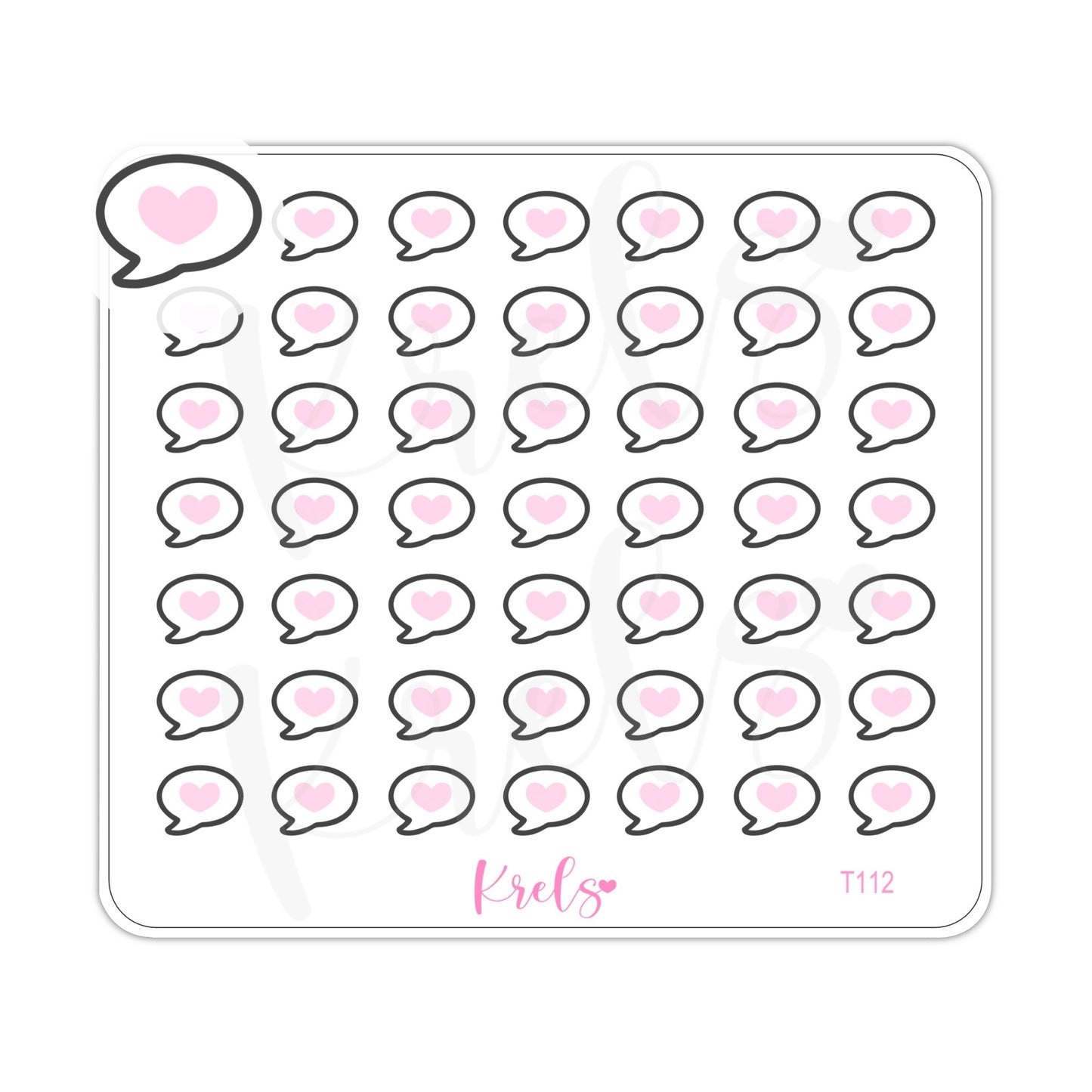 Bubble heart | T112